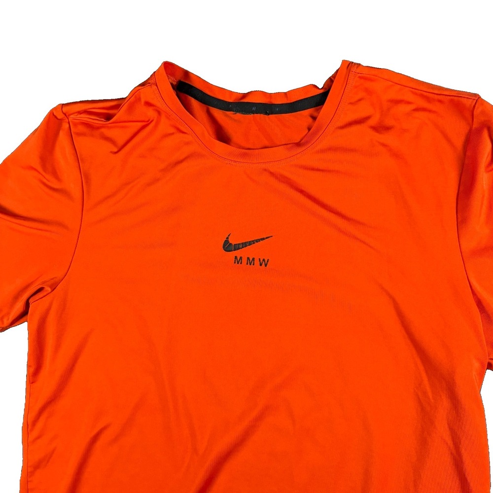 Nike x Matthew M Williams Training Series 001 T Shirt Men's M Orange Logo READ
